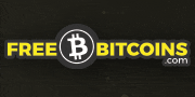 Cryptocurrency exchange affiliate program on FreeBitcoins.com banner 180x90