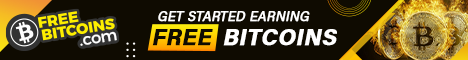 468x60 Free Bitcoins affiliate program banner